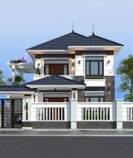 Mẫu nhà mái Nhật 3