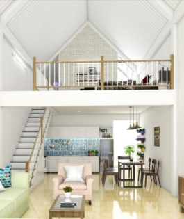 Mẫu nhà gác lửng 4