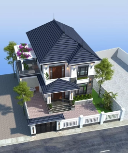 Mẫu nhà mái Nhật 6