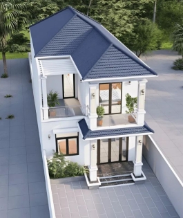 Mẫu nhà mái Nhật 5